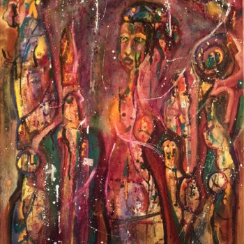 Painting titled "Bohemian Voodoo" by Jeff Roland, Original Artwork, Oil
