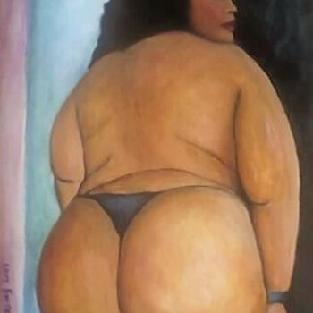 Painting titled "BBW-Temptress Soft…" by Jeff Sterling, Original Artwork, Oil