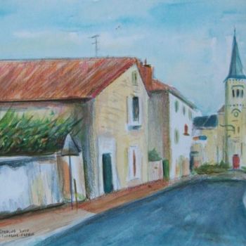 绘画 标题为“Saint-Georges-lès-B…” 由Jeff Sterling, 原创艺术品, 油