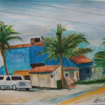 Painting titled "Dania Beach,Florida…" by Jeff Sterling, Original Artwork, Oil