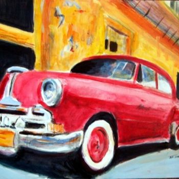 Schilderij getiteld "Classic American Au…" door Jeff Sterling, Origineel Kunstwerk, Olie