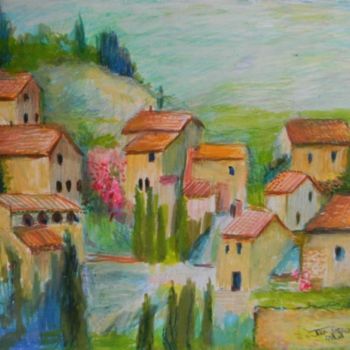 Pittura intitolato "Italy Veneto Region…" da Jeff Sterling, Opera d'arte originale, Olio