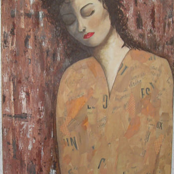 Painting titled "tristesse.jpg" by Jeffy, Original Artwork, Acrylic