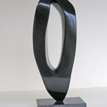 Escultura intitulada "Look trough" por Jef Geerts, Obras de arte originais, Pedra