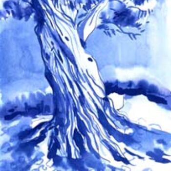 Drawing titled "oliv tree1" by Jelena Dabic, Original Artwork