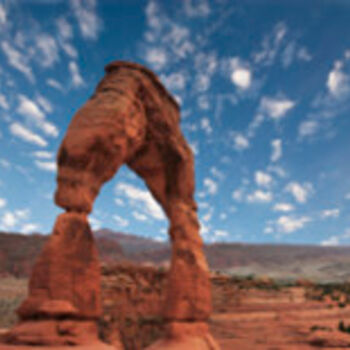 Installation titled "Delicate Arch" by James And Kelly Stone, Original Artwork