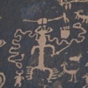 安装 标题为“Petroglyph” 由James And Kelly Stone, 原创艺术品