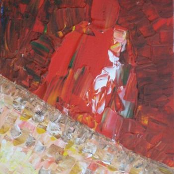 Malarstwo zatytułowany „Sortie rouge” autorstwa Jembi, Oryginalna praca