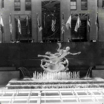 Photography titled "Rockefeller Center" by Jen Berlin, Original Artwork