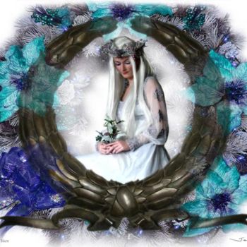 Digital Arts titled "Winter Goddess" by Jennie Yuen, Original Artwork, Other