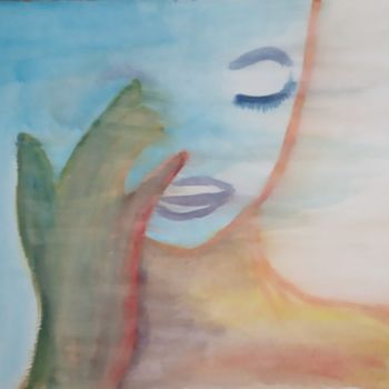 "Soledad" başlıklı Tablo Jennifer Lopez tarafından, Orijinal sanat, Suluboya