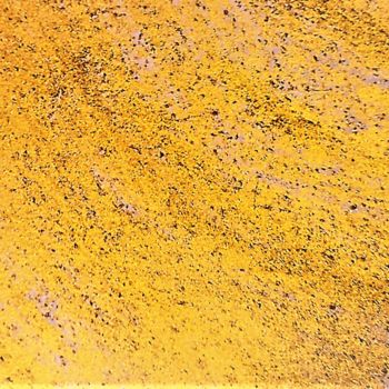 Painting titled "Golden Sparkle Wint…" by Jennifer Webb, Original Artwork, Oil