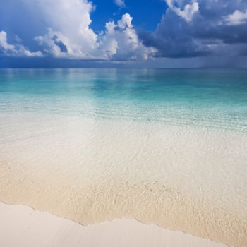 Fotografia intitolato "Wide Ocean. Maldives" da Jenny Rainbow, Opera d'arte originale