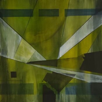 Peinture intitulée "Bridges" par Jens Hartmann, Œuvre d'art originale, Acrylique