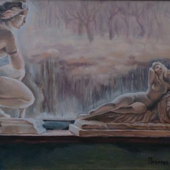 Peinture intitulée "Eternal Models" par Evgeniya Pavlova, Œuvre d'art originale, Huile Monté sur Châssis en bois