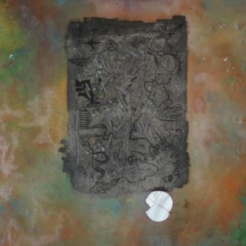 Pittura intitolato "carte" da Jepoy, Opera d'arte originale