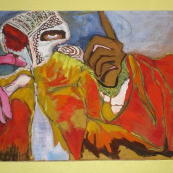 Pittura intitolato "coucou" da Jepoy, Opera d'arte originale
