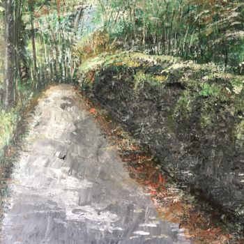 Pintura intitulada "Scilly Walk" por Joan Reilly, Obras de arte originais, Acrílico
