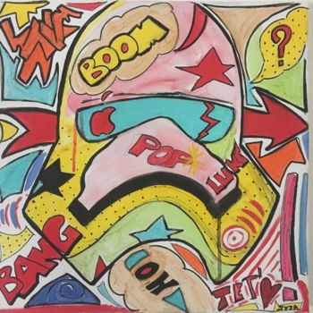 Malarstwo zatytułowany „stormtrooper-pop-ar…” autorstwa Jyja, Oryginalna praca, Akryl