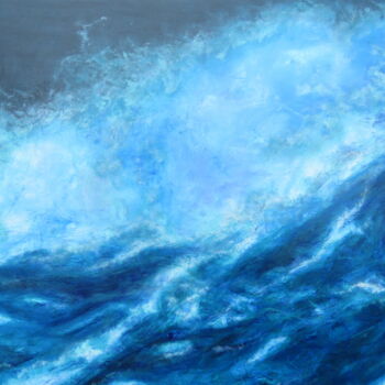 Картина под названием "Waves 2" - Jérôme Astruc, Подлинное произведение искусства, Акрил