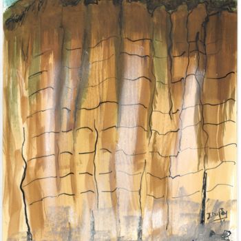 Painting titled "falaise.jpg" by Jérôme Dufay, Original Artwork, Ink
