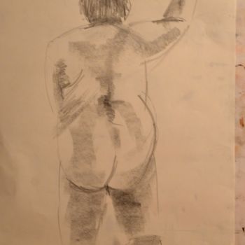 Drawing titled "2016-10-10-etude-po…" by Jérôme Dufay, Original Artwork, Graphite