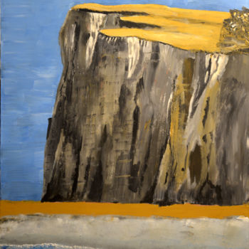 Peinture intitulée "2017-03-200-falaise…" par Jérôme Dufay, Œuvre d'art originale, Acrylique
