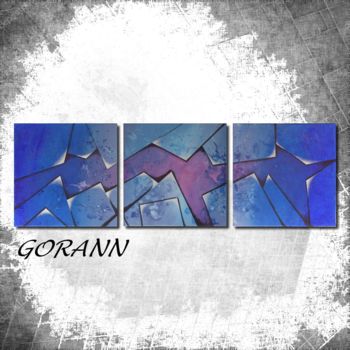 Painting titled "GORANN" by Jerome Fleith, Original Artwork, Acrylic