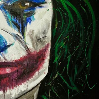 Schilderij getiteld "The Joker" door Jerome Garcia, Origineel Kunstwerk, Acryl