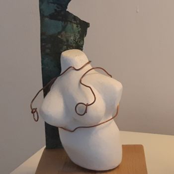 Skulptur mit dem Titel "Rondeurs 1" von Jerome Guibert, Original-Kunstwerk, Porenbeton