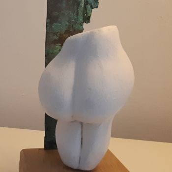 Skulptur mit dem Titel "Rondeurs 2" von Jerome Guibert, Original-Kunstwerk, Porenbeton