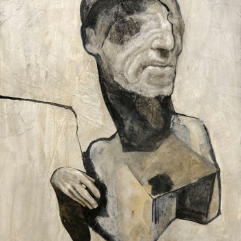 Картина под названием "À un fil" - Jérôme Oudot "Trëz", Подлинное произведение искусства, Акрил