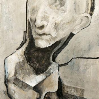 Картина под названием "À un fil II" - Jérôme Oudot "Trëz", Подлинное произведение искусства, Акрил