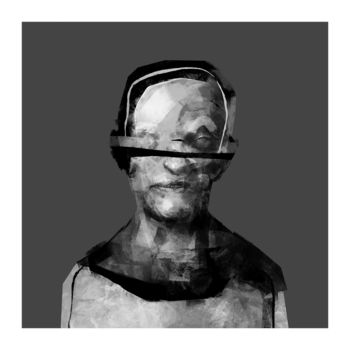 Digitale Kunst getiteld "Astronaut" door Jérôme Oudot "Trëz", Origineel Kunstwerk, 2D Digital Work