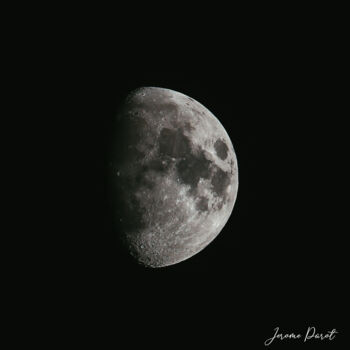 Fotografia zatytułowany „Objectif Lune - Art…” autorstwa Jérôme Parot, Oryginalna praca, Fotografia cyfrowa