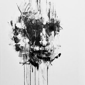 Картина под названием "alkurhah" - Jérôme Royer, Подлинное произведение искусства, Чернила Установлен на Деревянная рама для…