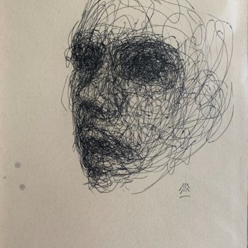 Σχέδιο με τίτλο "doodle 3" από Jérôme Royer, Αυθεντικά έργα τέχνης, Μελάνι