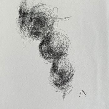 Disegno intitolato "doodle 5" da Jérôme Royer, Opera d'arte originale, Inchiostro