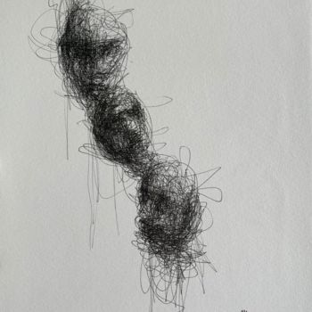 Σχέδιο με τίτλο "doodle 13" από Jérôme Royer, Αυθεντικά έργα τέχνης, Μελάνι