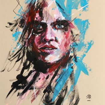 Peinture intitulée "kraft 8" par Jérôme Royer, Œuvre d'art originale, Acrylique