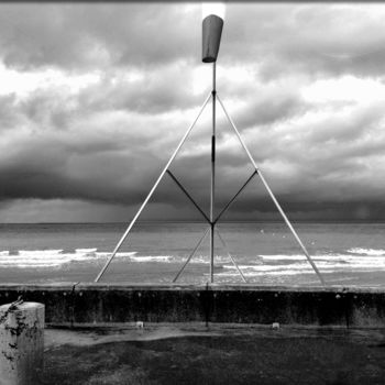 Fotografia zatytułowany „rivage sous l'orage” autorstwa Jérôme Cambra, Oryginalna praca