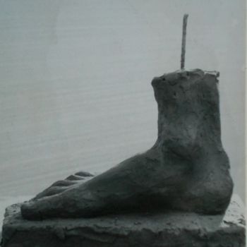 Skulptur mit dem Titel "Etude anatomique" von Jérôme Cambra, Original-Kunstwerk, Ton