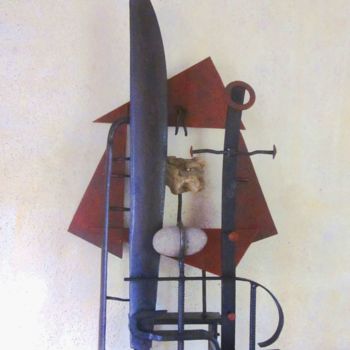 Skulptur mit dem Titel "Le nid" von Jérôme Danikowski, Original-Kunstwerk