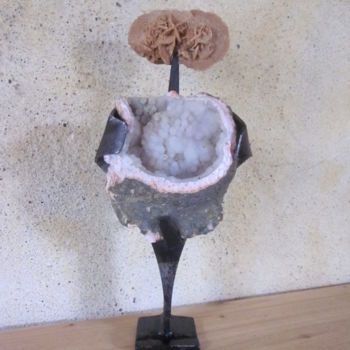 Sculpture intitulée "Rose" par Jérôme Danikowski, Œuvre d'art originale
