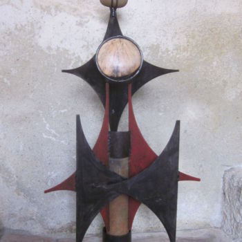 Sculpture intitulée "Valet de carreau" par Jérôme Danikowski, Œuvre d'art originale