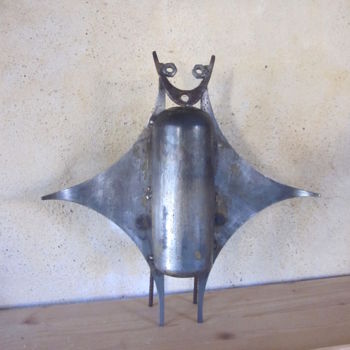 Sculpture intitulée "Pipistrelle" par Jérôme Danikowski, Œuvre d'art originale