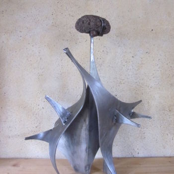 Sculpture titled "Shiva" by Jérôme Danikowski, Original Artwork, Metals