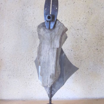 Sculptuur getiteld "Oreillard" door Jérôme Danikowski, Origineel Kunstwerk, Metalen