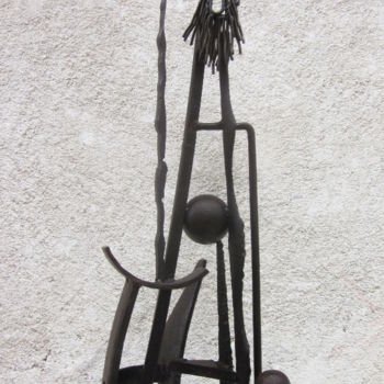 Sculpture intitulée "Don Quichotte" par Jérôme Danikowski, Œuvre d'art originale, Métaux