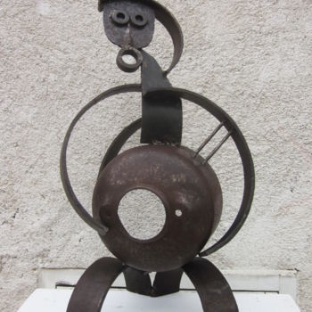 Sculpture intitulée "Gourdoulou" par Jérôme Danikowski, Œuvre d'art originale, Métaux